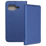 OEM Google Pixel 9a 5G könyvtok, fliptok, telefon tok, bankkártyatartós, mágneszáras, sötétkék, Smart Case book