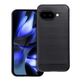 OEM Google Pixel 9a 5G szilikon tok, hátlaptok, telefon tok, karbon mintás, fekete, Carbon case
