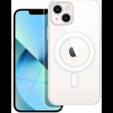 OEM Haffner Clear Mag Cover kameravédős szilikon tok - Apple iPhone 13 - átlátszó (CASEMAGSAFE37)