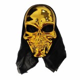 OEM Halloween arany koponya horror maszk