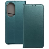 OEM Honor 200 5G könyvtok, fliptok, telefon tok, mágneszáras, bankkártyatartós, zöld, Smart Magnetic
