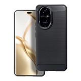 OEM Honor 200 5G szilikon tok, hátlaptok, telefon tok, karbon mintás, fekete, Carbon case