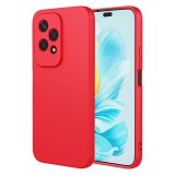 OEM Honor 200 Lite 5G szilikon tok, hátlaptok, telefon tok, velúr belsővel, matt, piros, Silicon
