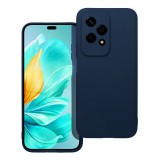 OEM Honor 200 Lite 5G szilikon tok, hátlaptok, telefon tok, velúr belsővel, matt, sötétkék, Silicon