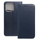 OEM Honor 200 Smart 5G könyvtok, fliptok, telefon tok, mágneszáras, bankkártyatartós, sötétkék, Smart Magnetic