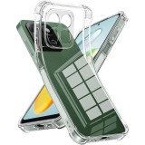 OEM Honor 200 Smart 5G szilikon tok, hátlaptok, telefon tok, erősített sarkokkal, átlátszó, Anti Shock, 1.5mm