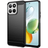 OEM Honor 200 Smart 5G szilikon tok, hátlaptok, telefon tok, karbon mintás, fekete, Carbon case