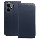 OEM Honor 400 5G könyvtok, fliptok, telefon tok, bankkártyatartós, mágneszáras, sötétkék, Smart Magneto