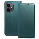 OEM Honor 400 5G könyvtok, fliptok, telefon tok, bankkártyatartós, mágneszáras, zöld, Smart Magneto