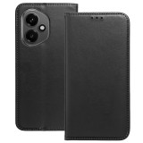 OEM Honor 400 5G könyvtok, fliptok, telefon tok, mágneszáras, bankkártyatartós, fekete, Smart Magnetic