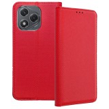 OEM Honor 400 Lite 5G könyvtok, fliptok, telefon tok, bankkártyatartós, mágneszáras, piros, Smart Case book