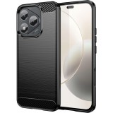 OEM Honor 400 Lite 5G szilikon tok, hátlaptok, telefon tok, karbon mintás, fekete, Simple Carbon