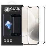 OEM Honor 400 Lite 5G üvegfólia, tempered glass, előlapi, 5D, edzett, hajlított, fekete kerettel