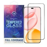 OEM Honor 400 Pro 5G üvegfólia, tempered glass, előlapi, 5D, edzett, hajlított, fekete kerettel