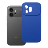 OEM Honor 600 5G szilikon tok, telefon tok, hátlaptok, matt, kék, Matt case