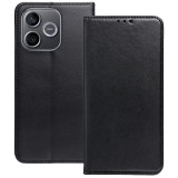 OEM Honor 600 Lite 5G könyvtok, fliptok, telefon tok, mágneszáras, bankkártyatartós, fekete, Smart Magnetic