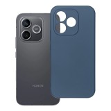 OEM Honor 600 Lite 5G szilikon tok, hátlaptok, telefon tok, velúr belsővel, matt, kék, Silicone