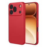 OEM Honor 600 Pro 5G szilikon tok, hátlaptok, telefon tok, velúr belsővel, matt, piros, Silicon