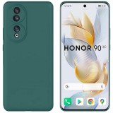 OEM Honor 90 5G szilikon tok, hátlaptok, telefon tok, matt, zöld