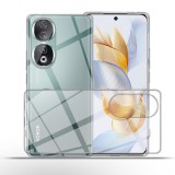 OEM Honor 90 5G szilikon tok, hátlaptok, telefon tok, vékony, átlátszó, 0.5mm