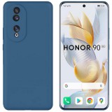 OEM Honor 90 5G szilikon tok, telefon tok, hátlaptok, matt, kék, Matt case