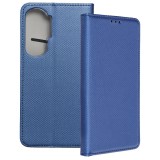 OEM Honor 90 Lite 5G könyvtok, fliptok, telefon tok, bankkártyatartós, mágneszáras, sötétkék, Smart Case book