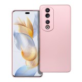 OEM Honor 90 Pro 5G szilikon tok, hátlaptok, telefon tok, mikroszálas belsővel, rózsaszín, Metallic