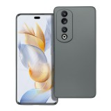 OEM Honor 90 Pro 5G szilikon tok, hátlaptok, telefon tok, mikroszálas belsővel, szürke, Metallic