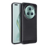 OEM Honor Magic5 Pro 5G szilikon tok, hátlaptok, telefon tok, karbon mintás, fekete, Carbon case