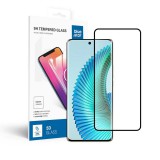 OEM Honor Magic6 Lite 5G üvegfólia, tempered glass, előlapi, 5D, edzett, hajlított, fekete kerettel, BlueStar