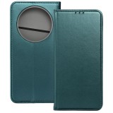 OEM Honor Magic7 Lite 5G könyvtok, fliptok, telefon tok, mágneszáras, bankkártyatartós, zöld, Smart Magnetic