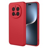 OEM Honor Magic7 Pro 5G szilikon tok, hátlaptok, telefon tok, velúr belsővel, matt, piros, Silicon