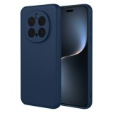 OEM Honor Magic7 Pro 5G szilikon tok, hátlaptok, telefon tok, velúr belsővel, matt, sötétkék, Silicon