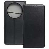 OEM Honor Magic8 Lite 5G könyvtok, fliptok, telefon tok, mágneszáras, bankkártyatartós, fekete, Smart Magnetic