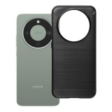 OEM Honor Magic8 Lite 5G szilikon tok, hátlaptok, telefon tok, karbon mintás, fekete, Carbon case