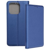 OEM Honor X6a könyvtok, fliptok, telefon tok, bankkártyatartós, mágneszáras, sötétkék, Smart Case book