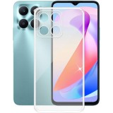 OEM Honor X6a szilikon tok, hátlaptok, telefon tok, vastag, átlátszó, kamera védelemmel, 2mm, Clear Case