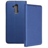 OEM Huawei Mate 20 Lite könyvtok, fliptok, telefon tok, bankkártyatartós, mágneszáras, sötétkék, Smart Case book