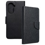 OEM Huawei Nova 10 SE könyvtok, fliptok, telefon tok, bankkártyatartós, mágneszáras, fekete, Fancy