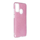 OEM Huawei P Smart 2020 szilikon tok, hátlaptok, telefon tok, csillámos, pink, Shining Case