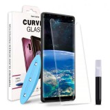 OEM Huawei P20 Lite üvegfólia, tempered glass, előlapi, UV, edzett, hajlított