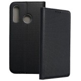 OEM Huawei P30 Lite könyvtok, fliptok, telefon tok, bankkártyatartós, mágneszáras, fekete, Smart Case book