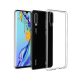 OEM Huawei P30 szilikon tok, hátlaptok, telefon tok, vékony, átlátszó, 0.5mm