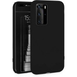 OEM Huawei P40 Pro szilikon tok, hátlaptok, telefon tok, matt, fekete