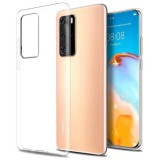 OEM Huawei P40 szilikon tok, hátlaptok, telefon tok, vastag, átlátszó, 2mm