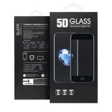 OEM Huawei P40 üvegfólia, tempered glass, előlapi, 5D, edzett, hajlított, fekete kerettel