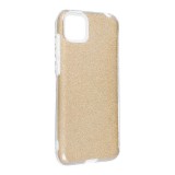 OEM Huawei Y5P szilikon tok, hátlaptok, telefon tok, csillámos, arany, Shining Case