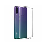 OEM Huawei Y6P szilikon tok, hátlaptok, telefon tok, vékony, átlátszó, 1mm