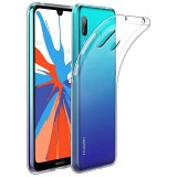 OEM Huawei Y7 2019 szilikon tok, hátlaptok, telefon tok, vékony, átlátszó, 1mm