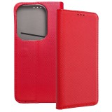 OEM Infinix Hot 40 Pro könyvtok, fliptok, telefon tok, bankkártyatartós, mágneszáras, piros, Smart Case book